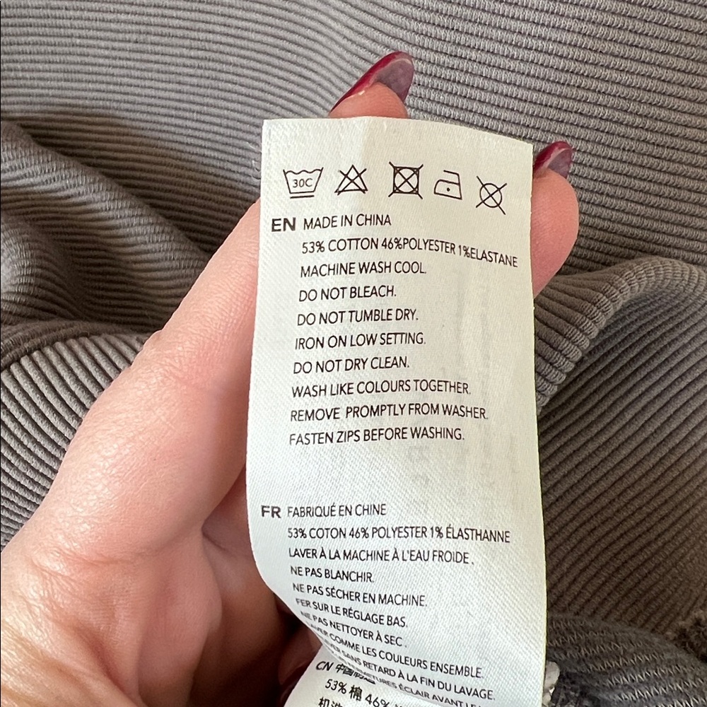 Varley Taupe Half-Zip Sweatshirt - Picture 10 of 12
